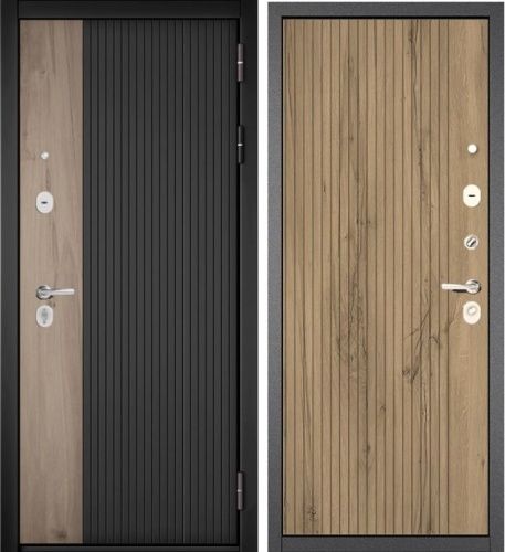 Мастино TRUST ECO 401/161 Черный матовый-ДГМ/Антрацит букле-Дуб галифакс медовый Мастино TRUST ECO 401/161 Черный матовый-ДГМ/Антрацит букле-Дуб галифакс медовый